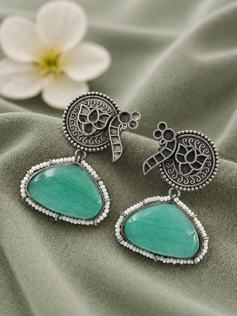 Unique Peacock Earring Stunning Traditional Jewelry for Ethnic Look