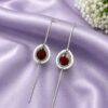 Drop Meena Kari Earcuff stylish brass jewelry design