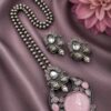Oxidized Necklace Set traditional jewelry design