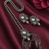 Oxidized Necklace Set traditional jewelry design