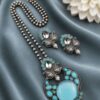 Oxidized Necklace Set traditional jewelry design