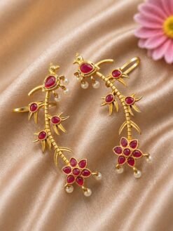 Gold Plated Earcuff stylish jewelry design
