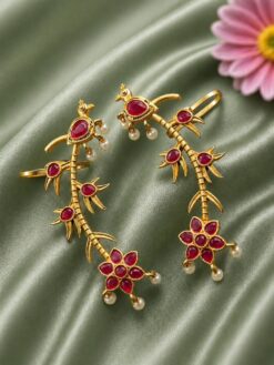 Gold Plated Earcuff stylish jewelry design