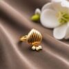 Heart Shape Ring stylish brass jewelry design