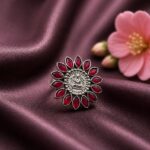 Silver Ring Premium Finish for Timeless Everyday Style - "Red"