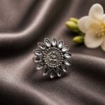 Silver Ring Premium Finish for Timeless Everyday Style - "White"