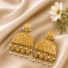 Gold Plated Earring stylish brass jewelry design