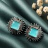 Stud Earring stylish brass jewelry design