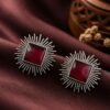 Stud Earring stylish brass jewelry design