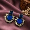 Unique Stud Earring stylish brass jewelry design