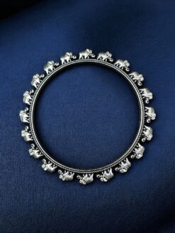 Elephant Bangle stylish brass jewelry design