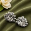 Peacock Stud Earring stylish brass jewelry design