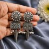 Floral Dangler Earring stylish brass jewelry design