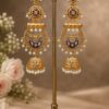 Floral Jhumka Earring stylish brass jewelry design