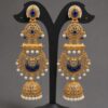 Floral Jhumka Earring stylish brass jewelry design