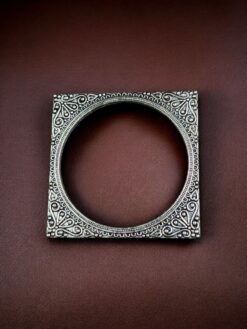 Silver Bangle stylish brass jewelry design