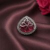 AD Ring stylish brass jewelry design