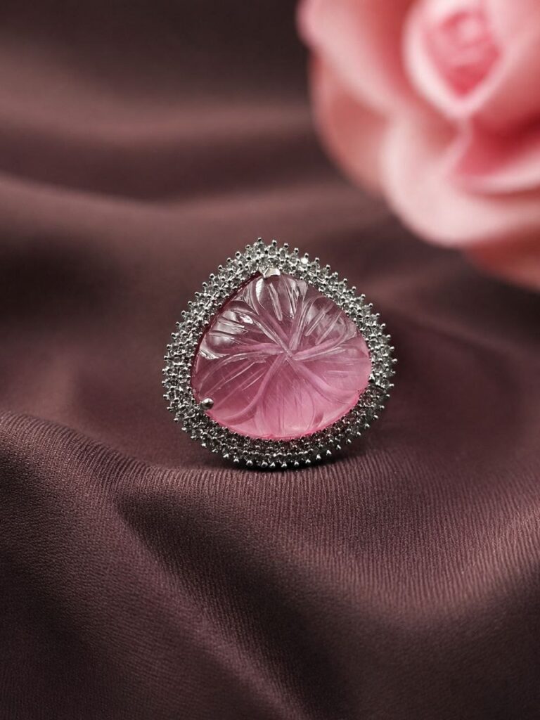 AD Ring Gorgeous Premium Traditional Jewelry for Beautiful Elegant Style