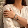 Designer Floral Bracelet stylish brass jewelry design