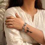 Designer Floral Bracelet Charming Premium Jewelry for Elegant Stylish Look - "White"