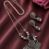 Silver Duck Necklace stylish brass jewelry design