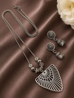 Designer Necklace stylish brass jewelry design
