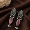 Dangler Floral Art Earring stylish brass jewelry design