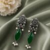 Dangler Floral Art Earring stylish brass jewelry design