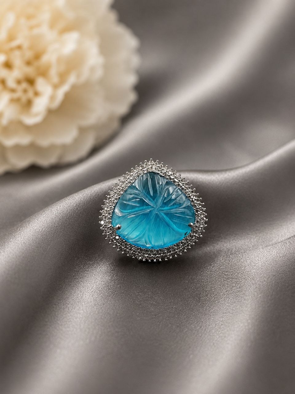 AD Ring Gorgeous Premium Traditional Jewelry for Beautiful Elegant Style 5 AD Ring stylish brass jewelry design