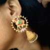 Beautiful Elephant Earring stylish brass jewelry design
