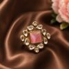 Designer Ring stylish brass jewelry design