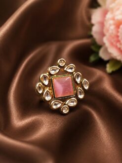 Designer Ring stylish brass jewelry design
