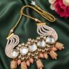 Designer Necklace stylish brass jewelry design