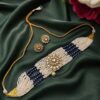 Gold Plated Necklace stylish brass jewelry design