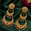 Gold Plated Earring stylish brass jewelry design