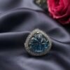 AD Ring Gorgeous Premium Traditional Jewelry for Beautiful Elegant Style 15 AD Ring stylish brass jewelry design