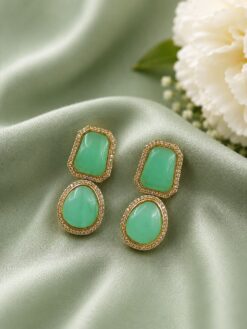 Gold Plated Earring stylish brass jewelry design