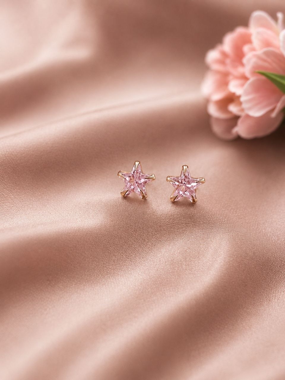 Gold Plated Star Stud Charming Design for Stylish Everyday Wear 3 Gold Plated Star Stud stylish brass jewelry design
