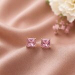 Gold Plated Square Stud Elegant Style for Modern Everyday Fashion