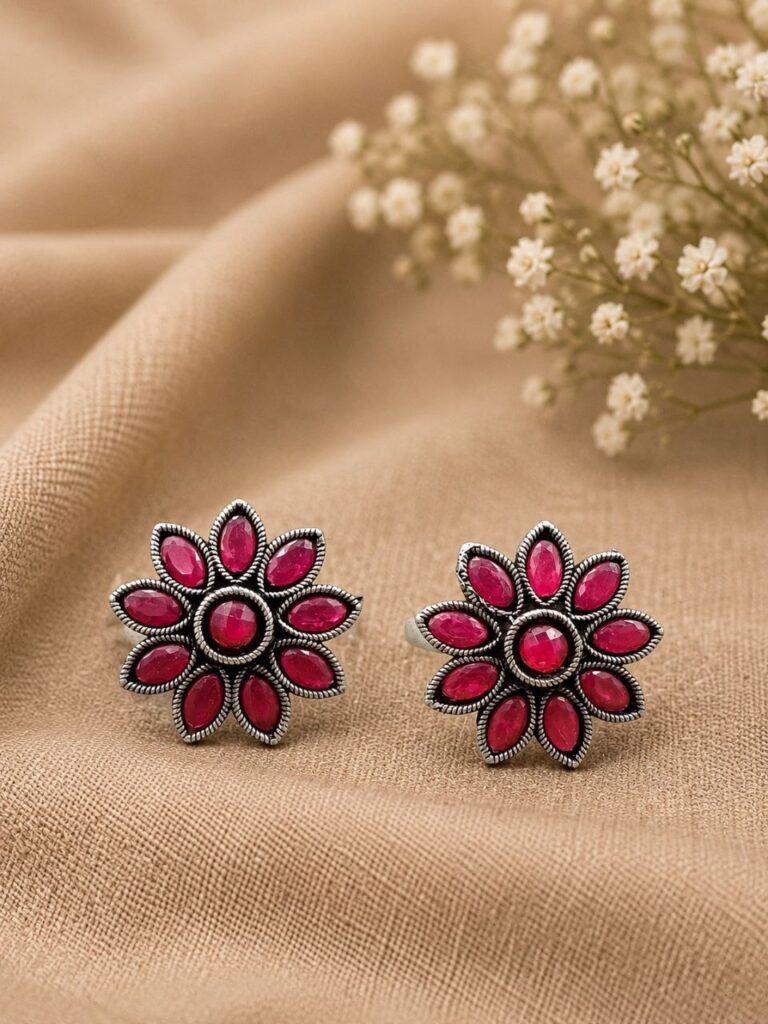 Floral Art Toe Ring Charming Design for Beautiful Traditional Wear
