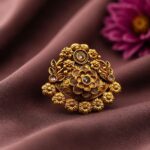 Stylish Flower Ring Elegant Design for Charming Look - "White"