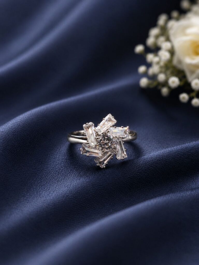 Unique AD Ring Exquisite Design for Stunning Fashion Look