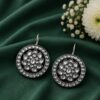 Round Hook Earring stylish brass jewelry design