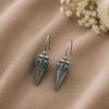 Silver Hook Earring stylish brass jewelry design