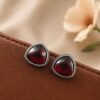 Silver Stud Earring stylish brass jewelry design