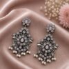Beautiful Silver Earring stylish brass jewelry design