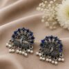 Peacock Stud Earring stylish brass jewelry design