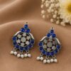 Floral Design Earring stylish brass jewelry design