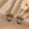 Stud Earring stylish brass jewelry design