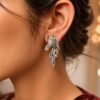 Designer Horse Stud Earring stylish brass jewelry design